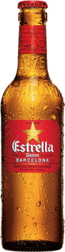 Estrella Damm fles van 33cl